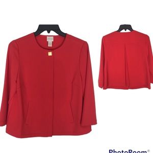 Vintage Chico’s Women’s Coral color Blazer size 0 (XS)